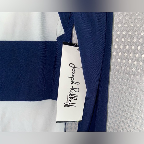 Made in 🇨🇦 Joseph Ribkoff‎ NWT Nautical Rhinestone Anchor Top Size 8 - Picture 8 of 11